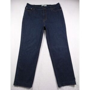 Levis Jeans Womens Size 16S Blue Denim 512‎ Perfectly Slimming Straight Leg